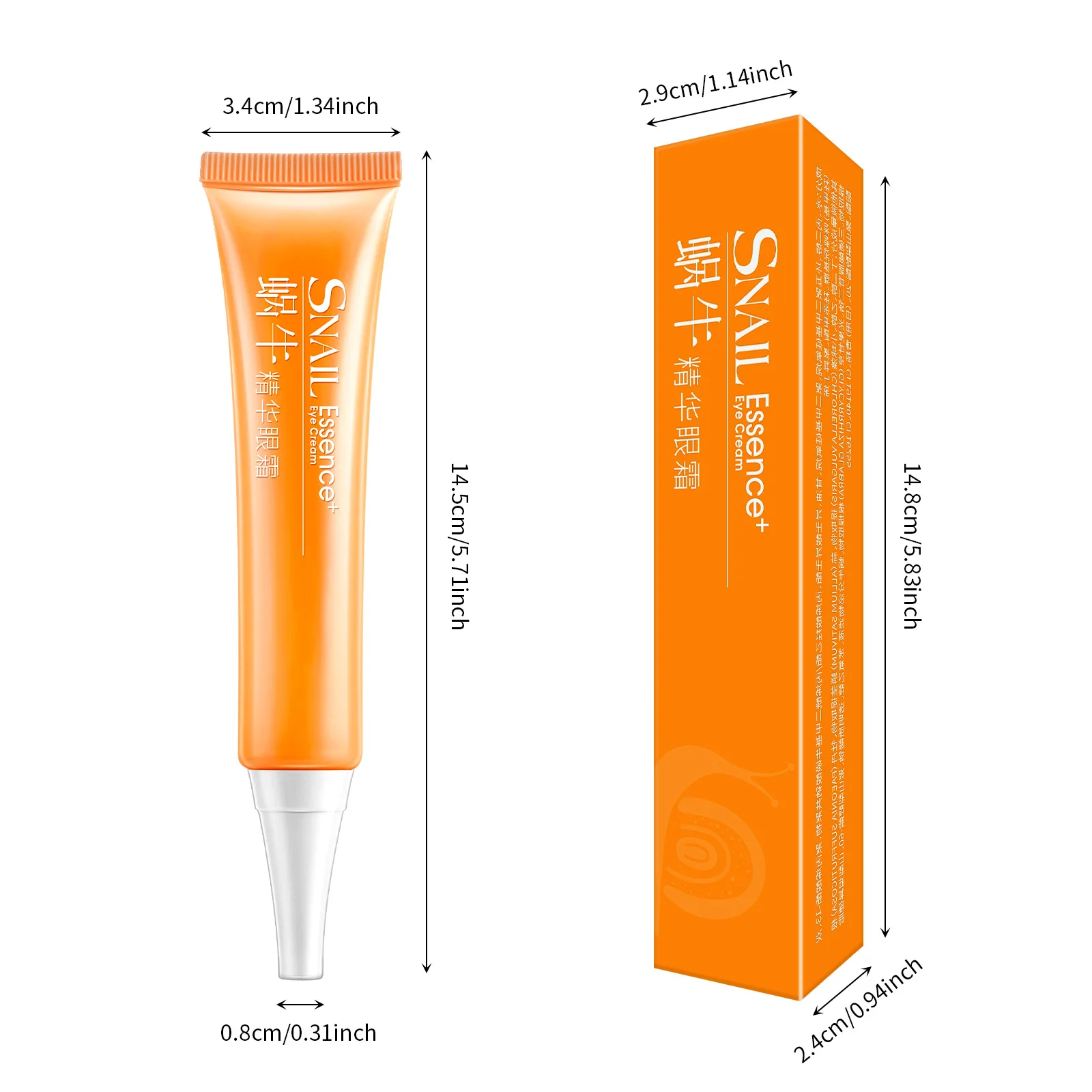 LAIKOU Snail Eye Serum Eye Massage Vitamin C Hyaluronic Acid Skin Care Eye Bags Cream Moisturizing Smooth Skin 15ml
LAIKOU Snail Eye Serum Eye Massage Vitamin C Hyaluronic Acid Skin Care Eye Bags Cream Moisturizing Smooth Skin 15ml