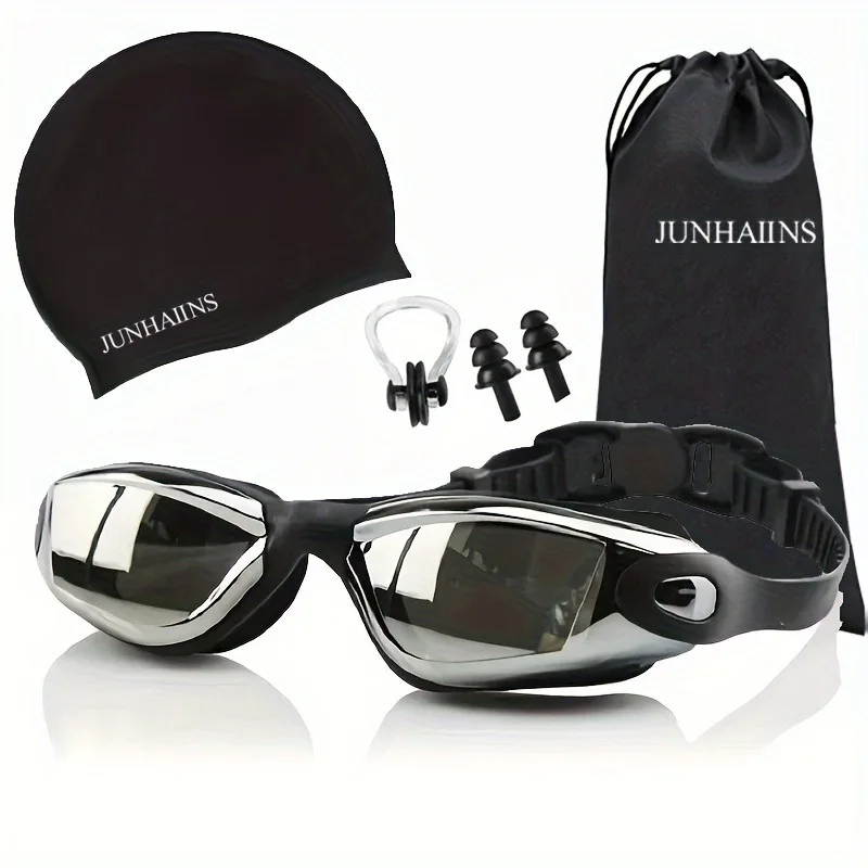 Набор гальванических очков для плавания Len HD, противотуманные, водонепроницаемые, силиконовые очки для плавания с шапочкой для плавания, зажимом для носа и берушами
Набор гальванических очков для плавания Len HD, противотуманные, водонепроницаемые, силиконовые очки для плавания с шапочкой для плавания, зажимом для носа и берушами
