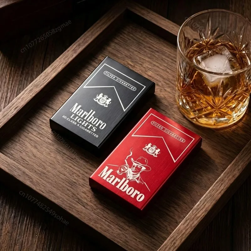 Marlboro Metal Cigarette Box, Portable Moisture-proof and Anti Drop Cigarette Protection Box, Men's Cigarette Accessory Gift
Marlboro Metal Cigarette Box, Portable Moisture-proof and Anti Drop Cigarette Protection Box, Men's Cigarette Accessory Gift