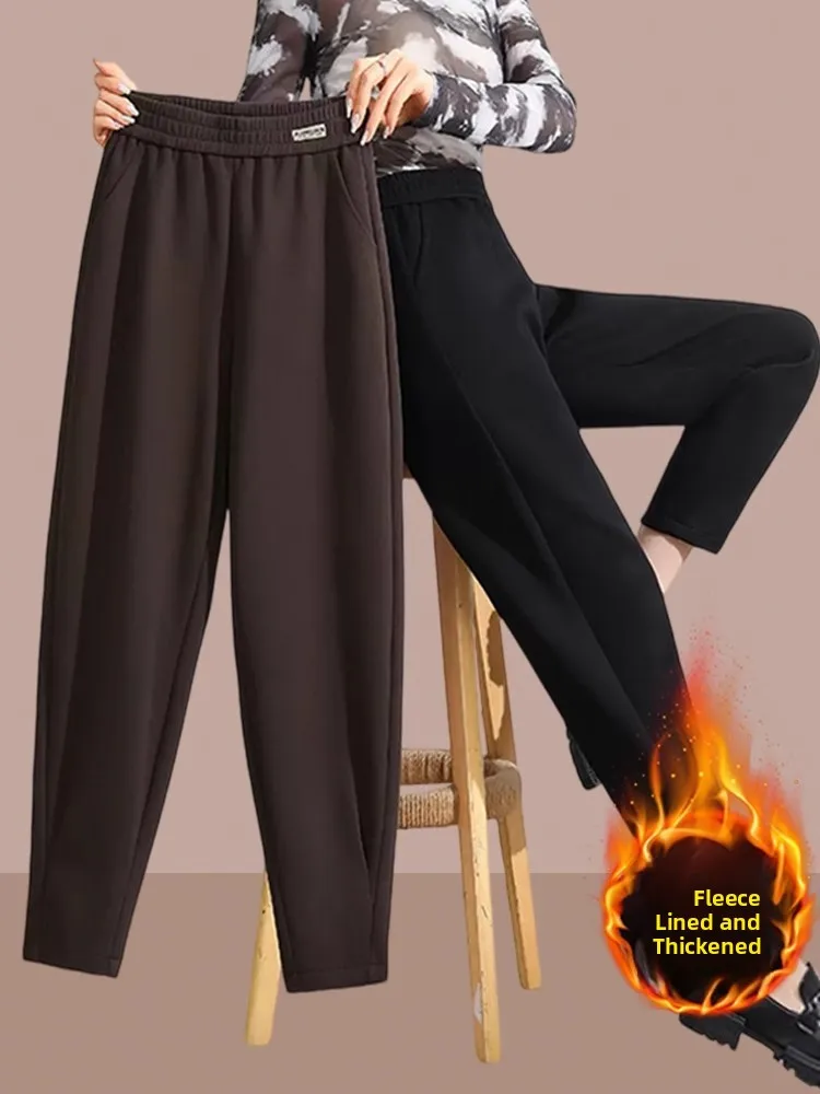 Women's Fce Lined Thi Casual Harlan Pants Autumn Winter New Sle High Waist Loose Fit Long Trousers Faionable
Women's Fce Lined Thi Casual Harlan Pants Autumn Winter New Sle High Waist Loose Fit Long Trousers Faionable