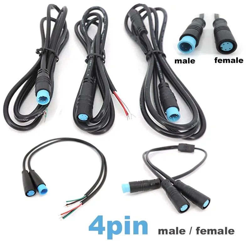 4 Pin Electric Bicycle Butt Joint Plug M8 waterproof Wiring Line Scooter Brake Wire Signal Connecting Sensor E-bike Cable R23
4 Pin Electric Bicycle Butt Joint Plug M8 waterproof Wiring Line Scooter Brake Wire Signal Connecting Sensor E-bike Cable R23
