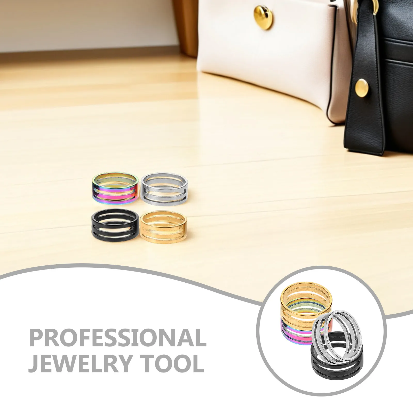 4Pcs Stainless Steel Jump Ring Opener Tool Jewelry Making Supplies Circle Split Ring Opener for Bracelets Necklaces Keychain
4Pcs Stainless Steel Jump Ring Opener Tool Jewelry Making Supplies Circle Split Ring Opener for Bracelets Necklaces Keychain