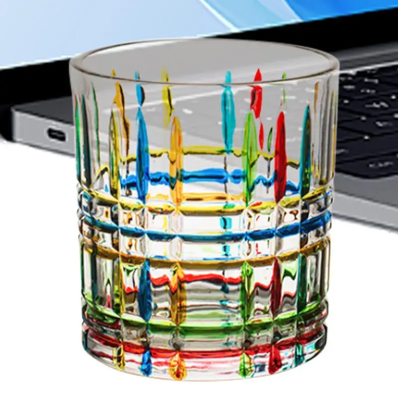 Tumbler Glass Hand Painted Glass Iced Coffee Cups Reusable Colorful Mug Drinkware Bar Accessories Aesthetic For Whiskey Cocktail
Tumbler Glass Hand Painted Glass Iced Coffee Cups Reusable Colorful Mug Drinkware Bar Accessories Aesthetic For Whiskey Cocktail
