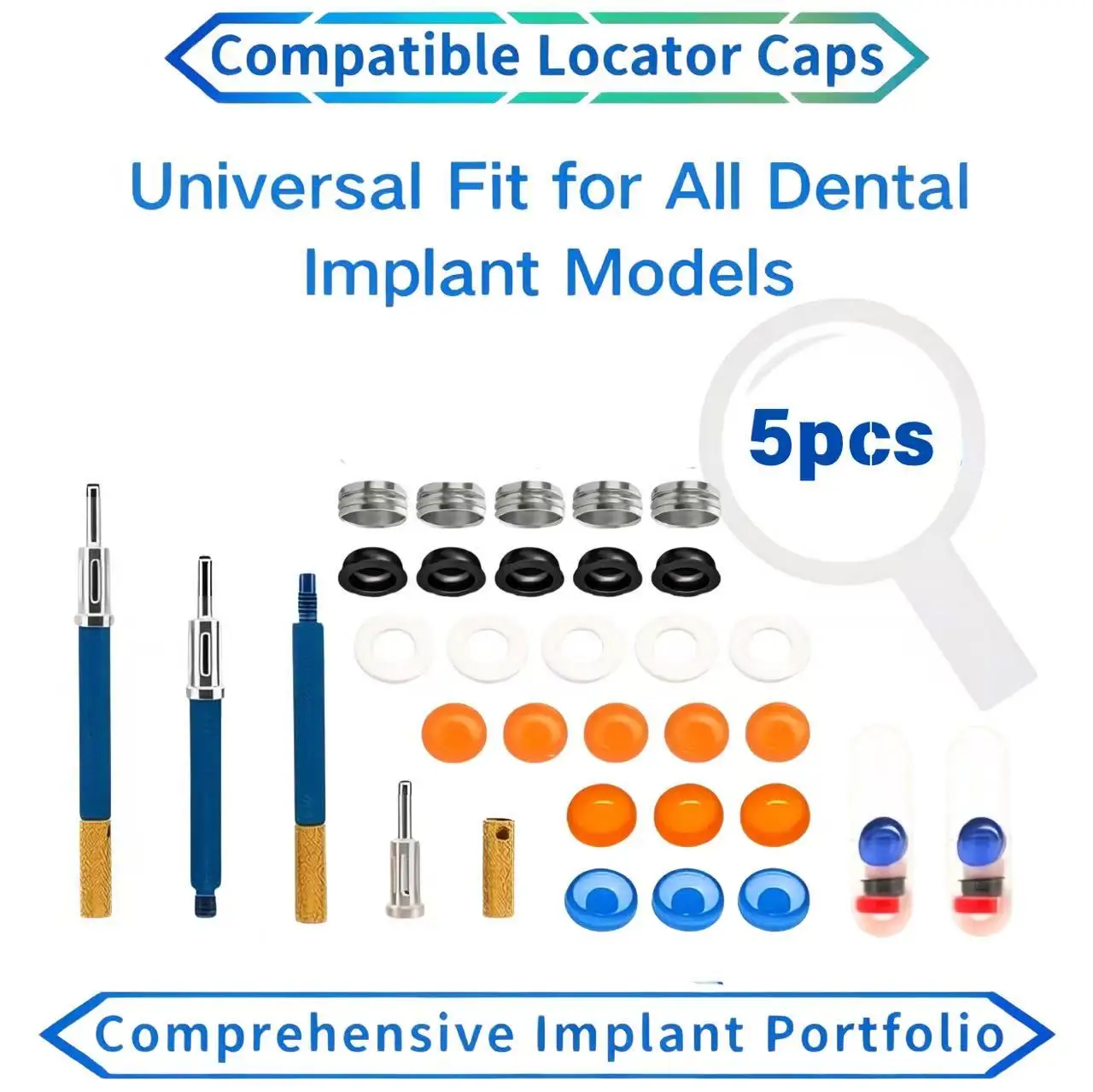 Locator Dental Implant Retention Caps Removable Insertion Extraction Universal Core Tool Abutment Overdenture Attachment Kit for
Locator Dental Implant Retention Caps Removable Insertion Extraction Universal Core Tool Abutment Overdenture Attachment Kit for