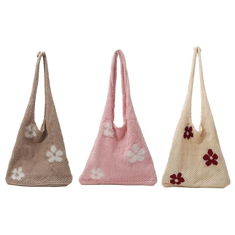 H3CB Summer Woven Floral Shoulder Bag For Women Lightweight Breathable Mesh Beach Purse Casual Outdoor Underarm Bag
H3CB Summer Woven Floral Shoulder Bag For Women Lightweight Breathable Mesh Beach Purse Casual Outdoor Underarm Bag