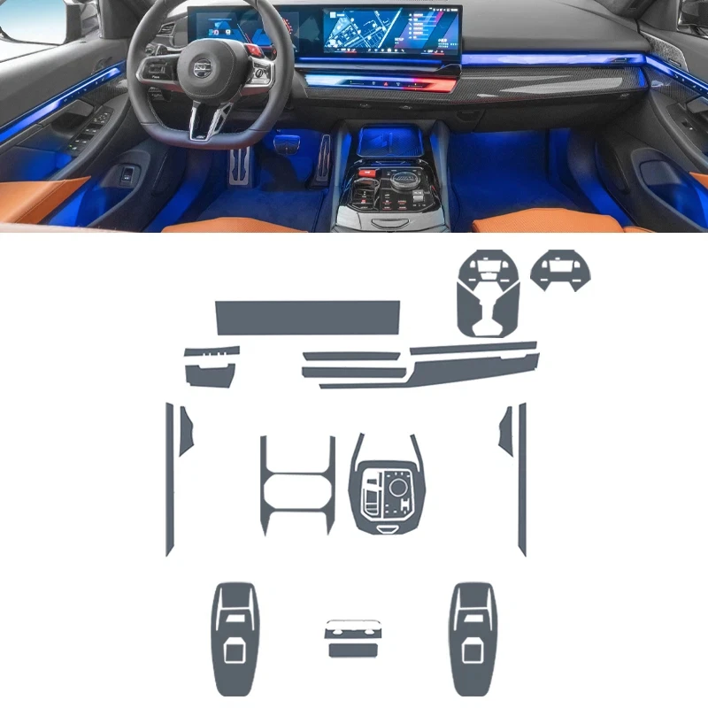 For BMW M5 G90 PHEV 2024-2025 Car Interior Center Console Sticker LCD Display Matte TPU Protective Film PPF Anti-scratch Sticker
For BMW M5 G90 PHEV 2024-2025 Car Interior Center Console Sticker LCD Display Matte TPU Protective Film PPF Anti-scratch Sticker