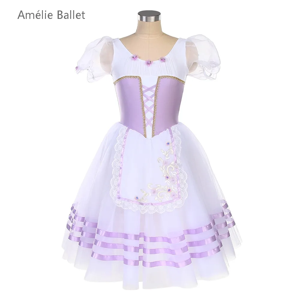 25044 New Ballet Costumes Puff Sleeves Lilac Spandex Bodice Ballet Dance Tutu Romantic Length Ballet Dresses Ballerina Costumes
25044 New Ballet Costumes Puff Sleeves Lilac Spandex Bodice Ballet Dance Tutu Romantic Length Ballet Dresses Ballerina Costumes