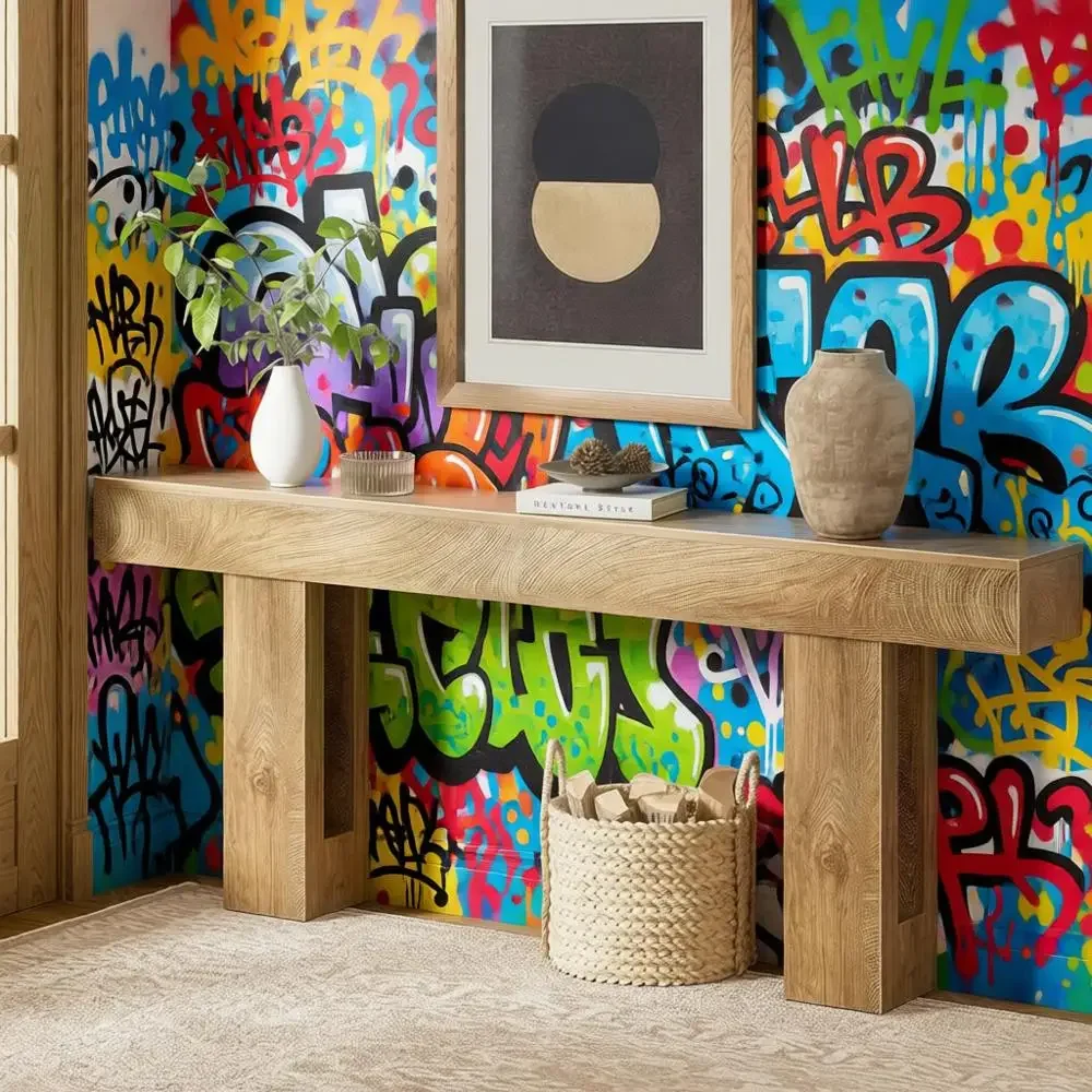 70 Деревянный входной столик в деревенском стиле для прихожей или гостиной, 10 глубины с диванным сервантом
70 Деревянный входной столик в деревенском стиле для прихожей или гостиной, 10 глубины с диванным сервантом