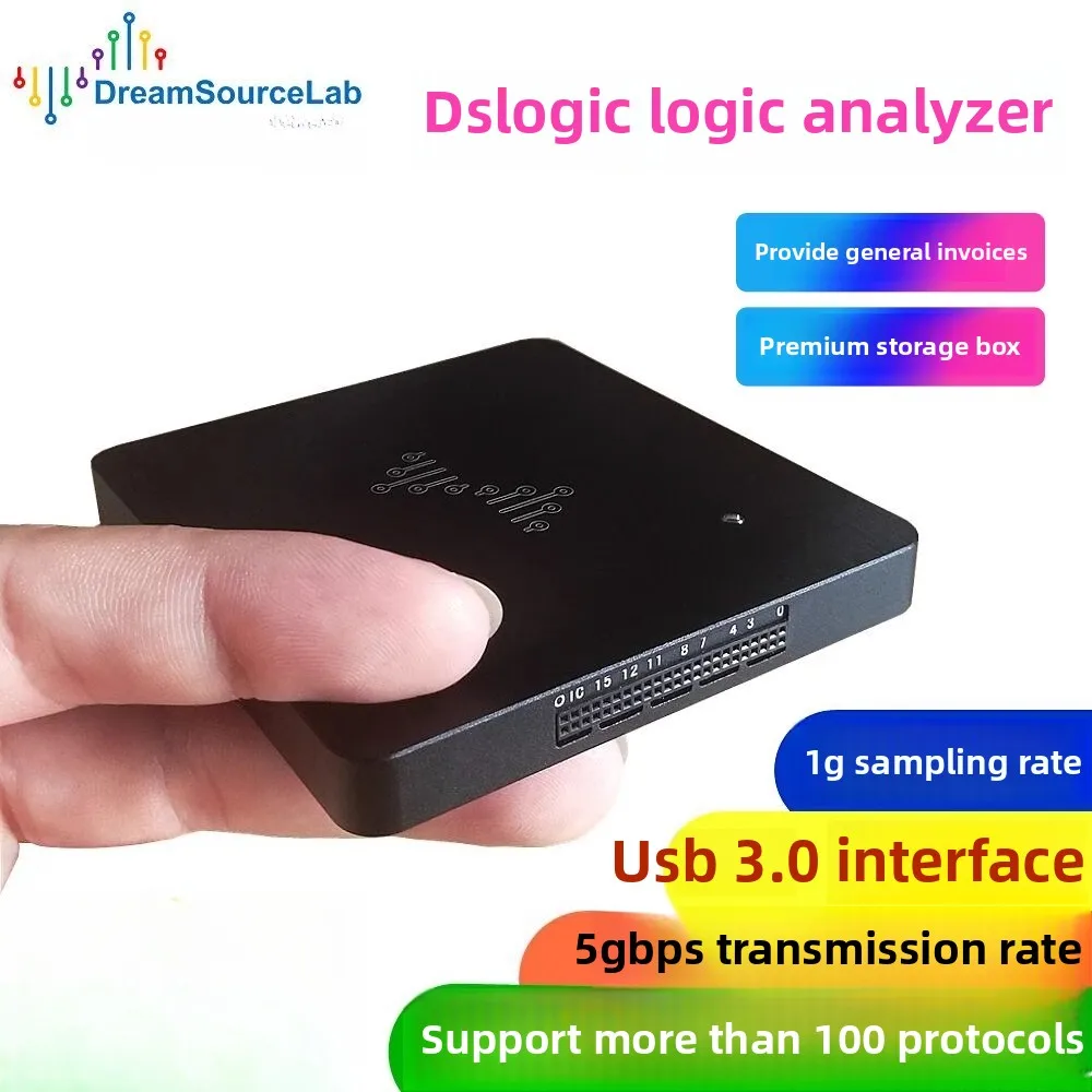 DSLogic Logic Analyzer Up to 1G Sampling 32 Channels Debugging Assistant
DSLogic Logic Analyzer Up to 1G Sampling 32 Channels Debugging Assistant