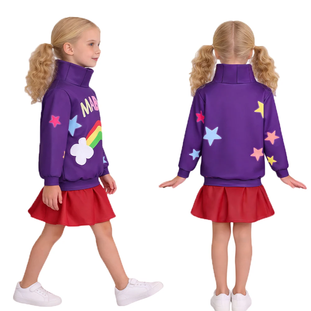 Cosplay Mabel Top Skirt Stage Uniform Cartoon Falls of Gravity Full Set Adult Women Performance Halloween Carnival Party
Cosplay Mabel Top Skirt Stage Uniform Cartoon Falls of Gravity Full Set Adult Women Performance Halloween Carnival Party