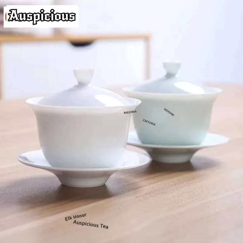 140ml Dehua Jade Clay High White Shadow Clear Glaze White Porcelain Manual Ceramic Kung Fu Tea Set Sancai Cover Bowl Tea Making
140ml Dehua Jade Clay High White Shadow Clear Glaze White Porcelain Manual Ceramic Kung Fu Tea Set Sancai Cover Bowl Tea Making