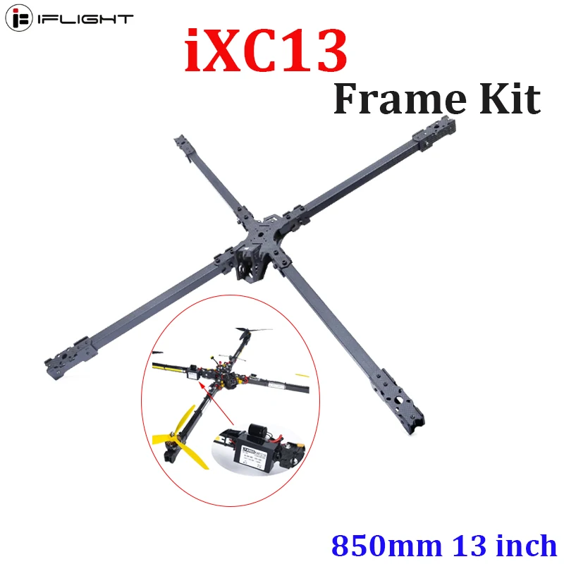 Рамка IFlight iXC13, 850 мм, 13 дюймов, Φ Ture X FPV Racing W/10W, Φ/36V 48V to 12V 10A, понижающий модуль для радиоуправляемого дрона
Рамка IFlight iXC13, 850 мм, 13 дюймов, Φ Ture X FPV Racing W/10W, Φ/36V 48V to 12V 10A, понижающий модуль для радиоуправляемого дрона