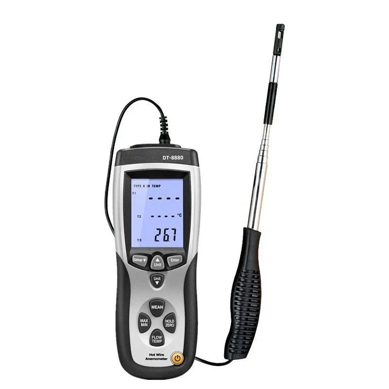 Adapted for DT-8880 Hot wire anemometer pipeline out trend hot ball type air speed air temperature air volume instrument
Adapted for DT-8880 Hot wire anemometer pipeline out trend hot ball type air speed air temperature air volume instrument