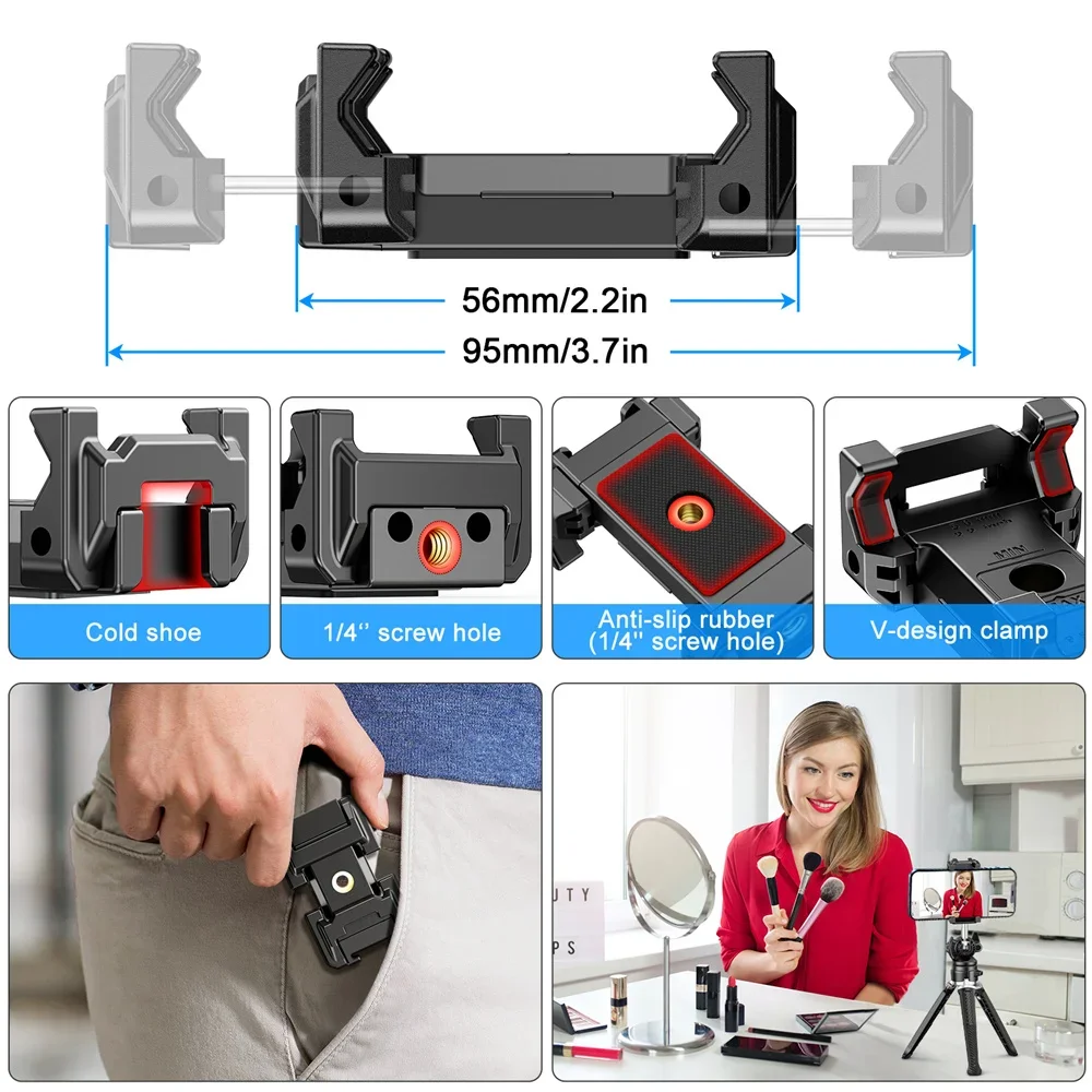 Нескользящий штатив с вращающейся головкой для гибридного устройства для проектора/камеры/телефона и расширенной высоты 11 дюймов для фотографии продукта/живости
Нескользящий штатив с вращающейся головкой для гибридного устройства для проектора/камеры/телефона и расширенной высоты 11 дюймов для фотографии продукта/живости