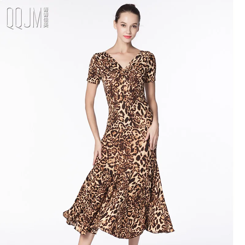 2026 New Modern Dance Dress Women's Latin Waltz International Dance Dress Leopard Print Slim Dress B-06
2026 New Modern Dance Dress Women's Latin Waltz International Dance Dress Leopard Print Slim Dress B-06
