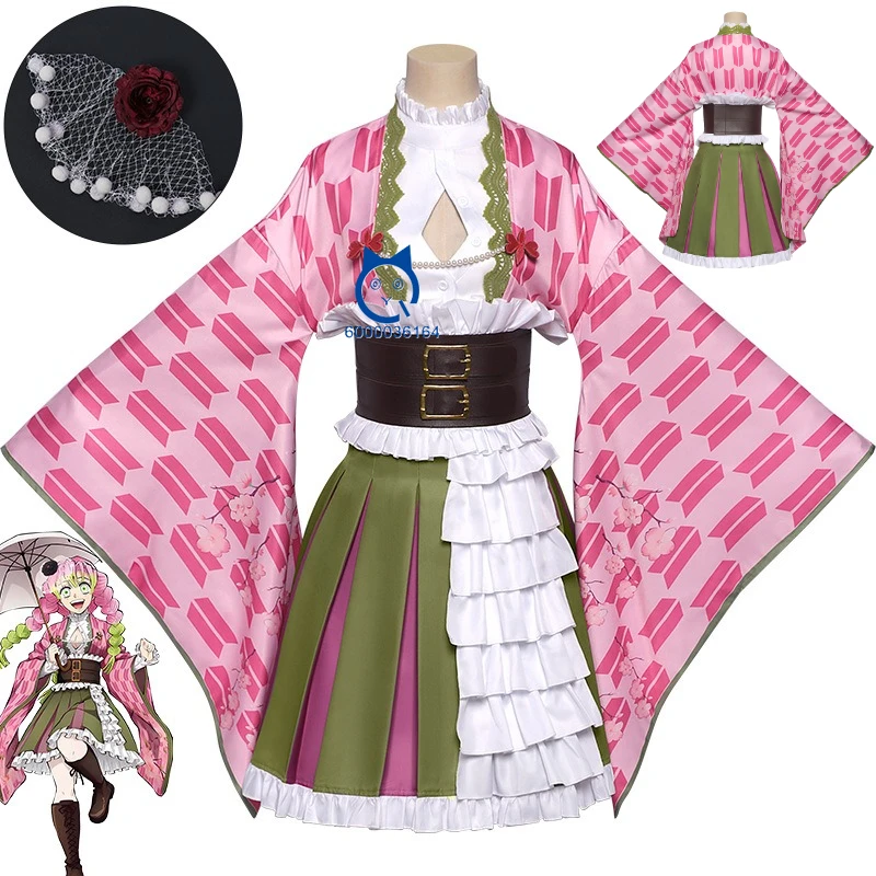 Hot Demon Slayer Cosplay Costume Mitsuri Kanroji Role Play Anime Clothes Pink Dress for Women Halloween Party Comic Con Suit
Hot Demon Slayer Cosplay Costume Mitsuri Kanroji Role Play Anime Clothes Pink Dress for Women Halloween Party Comic Con Suit