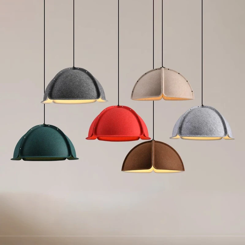 Danish creative sound-absorbing felt tea restaurant office minimalist designer engineering restaurant pendant light
Danish creative sound-absorbing felt tea restaurant office minimalist designer engineering restaurant pendant light