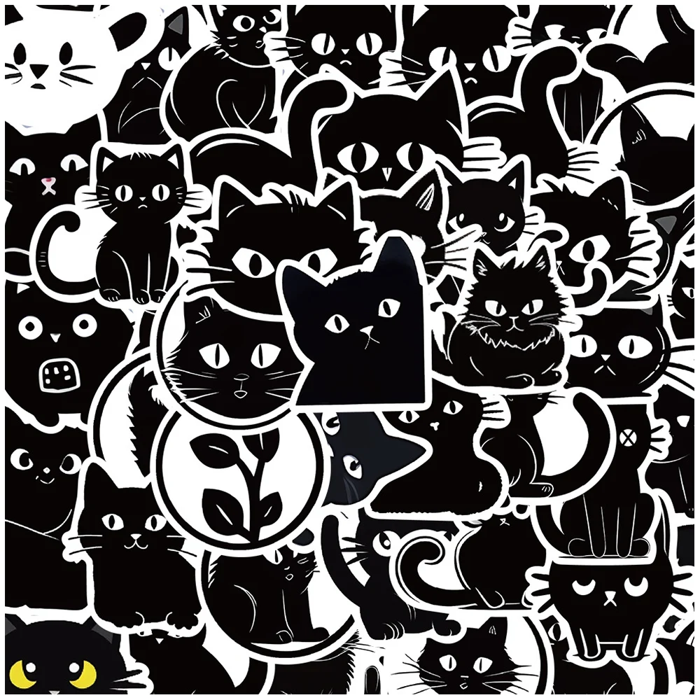 10/30/50Pcs Cartoon Black Cat Animal Stickers Cute Graffiti Decal Car Diary Scrapbooking Stationery Decorative Sticker for Kids
10/30/50Pcs Cartoon Black Cat Animal Stickers Cute Graffiti Decal Car Diary Scrapbooking Stationery Decorative Sticker for Kids