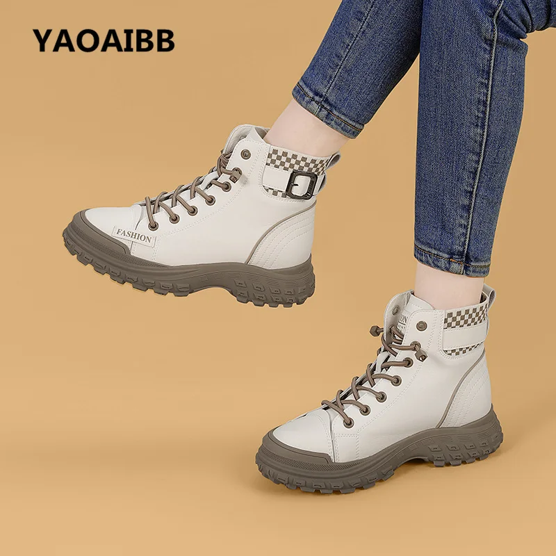 Brand Women's Boots Genuine Leather Ankle Boots Work Boots Outdoor women Luxury Boots High help Casual Shoes Trekking Footwear
Brand Women's Boots Genuine Leather Ankle Boots Work Boots Outdoor women Luxury Boots High help Casual Shoes Trekking Footwear