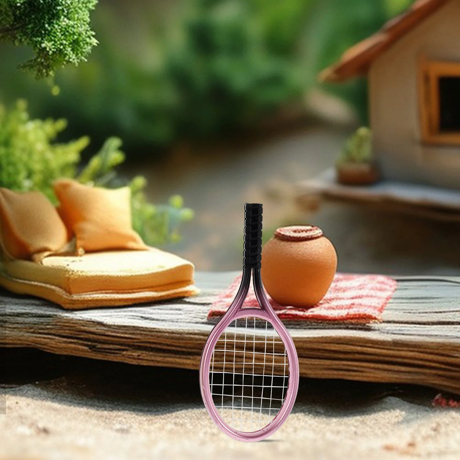 3 set Mini Tennis Racket Keychain Miniature Toy Decorative Plastic Child Accessories for Bedroom Living Room Kitchen DIY
3 set Mini Tennis Racket Keychain Miniature Toy Decorative Plastic Child Accessories for Bedroom Living Room Kitchen DIY