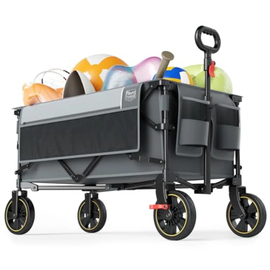 Collapsible Wagon Cart with Brakes 400lbs Heavy Duty Large Capacity Compact Portable Folding Wagon Utility Grocery Cart for Cam
Collapsible Wagon Cart with Brakes 400lbs Heavy Duty Large Capacity Compact Portable Folding Wagon Utility Grocery Cart for Cam