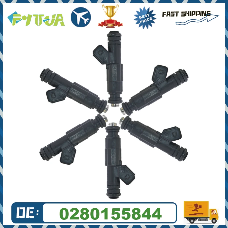 6pcs Fuel Injector 0280155844 For Ford Fairlane Falcon For Chevrolet For BMW 530i 540i For Pontiac
6pcs Fuel Injector 0280155844 For Ford Fairlane Falcon For Chevrolet For BMW 530i 540i For Pontiac