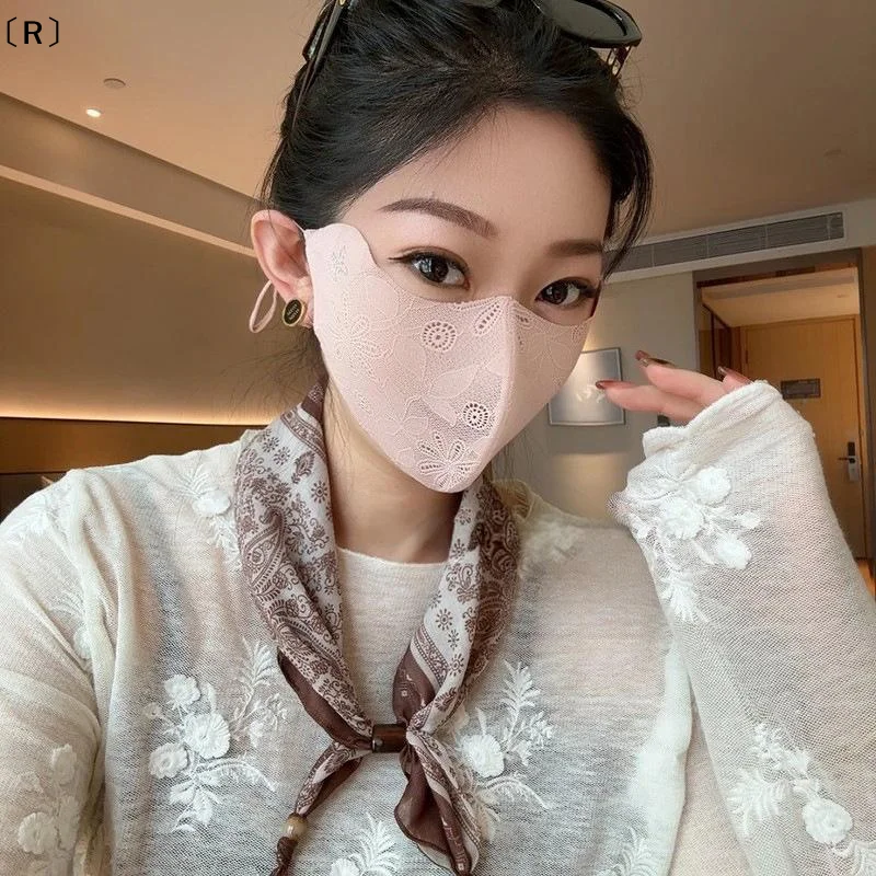 〔R〕Lace Sun Protection Mask Elegant Summer Outdoor Lightweight Breathable 3D Face Mask Unisex Daily Fashion Accessory
〔R〕Lace Sun Protection Mask Elegant Summer Outdoor Lightweight Breathable 3D Face Mask Unisex Daily Fashion Accessory