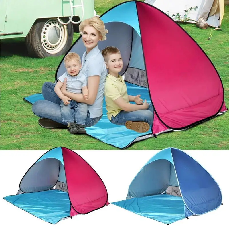 Beach Tent Easy Pop up Easy Setup Pop up Sun Shelter for 3-4 Persons Waterproof Spacious Portable Outdoor Shade Umbrella
Beach Tent Easy Pop up Easy Setup Pop up Sun Shelter for 3-4 Persons Waterproof Spacious Portable Outdoor Shade Umbrella