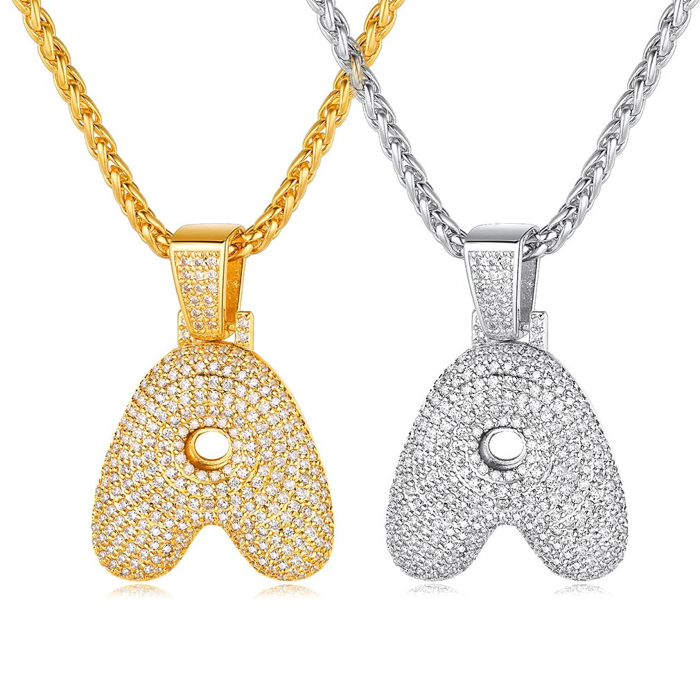 U7 Chunky Bubble Iced Out White CZ Capital Letters Necklaces for Man 14K Gold Color A-Z Charms Luxury Hip Hop Jewelry
U7 Chunky Bubble Iced Out White CZ Capital Letters Necklaces for Man 14K Gold Color A-Z Charms Luxury Hip Hop Jewelry