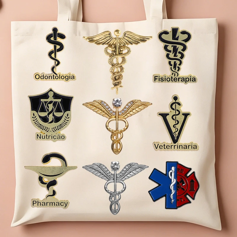 Caduceus Medical Symbol Enamel Pins Rod of Asclepius Odontologia Veterrinaria Healthcare Brooch Lapel Badge Doctor Jewelry Gifts
Caduceus Medical Symbol Enamel Pins Rod of Asclepius Odontologia Veterrinaria Healthcare Brooch Lapel Badge Doctor Jewelry Gifts
