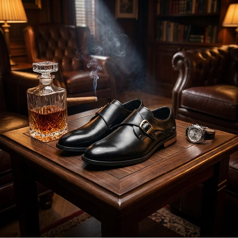 Classic Men Formal Leather Shoes British Retro Comfortable Breathable Fashionable Single-buckle Brand Shoes Social Shoes Men
Classic Men Formal Leather Shoes British Retro Comfortable Breathable Fashionable Single-buckle Brand Shoes Social Shoes Men