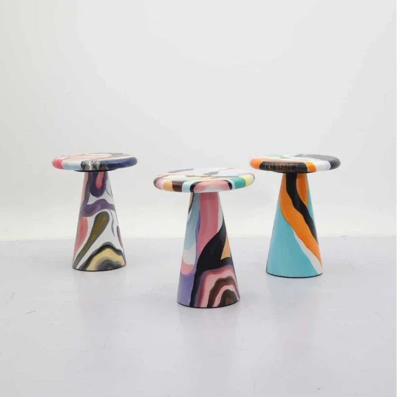 Creative design light luxury color hand-painted coffee table painted edge corner few leisure solid wood home high value
Creative design light luxury color hand-painted coffee table painted edge corner few leisure solid wood home high value