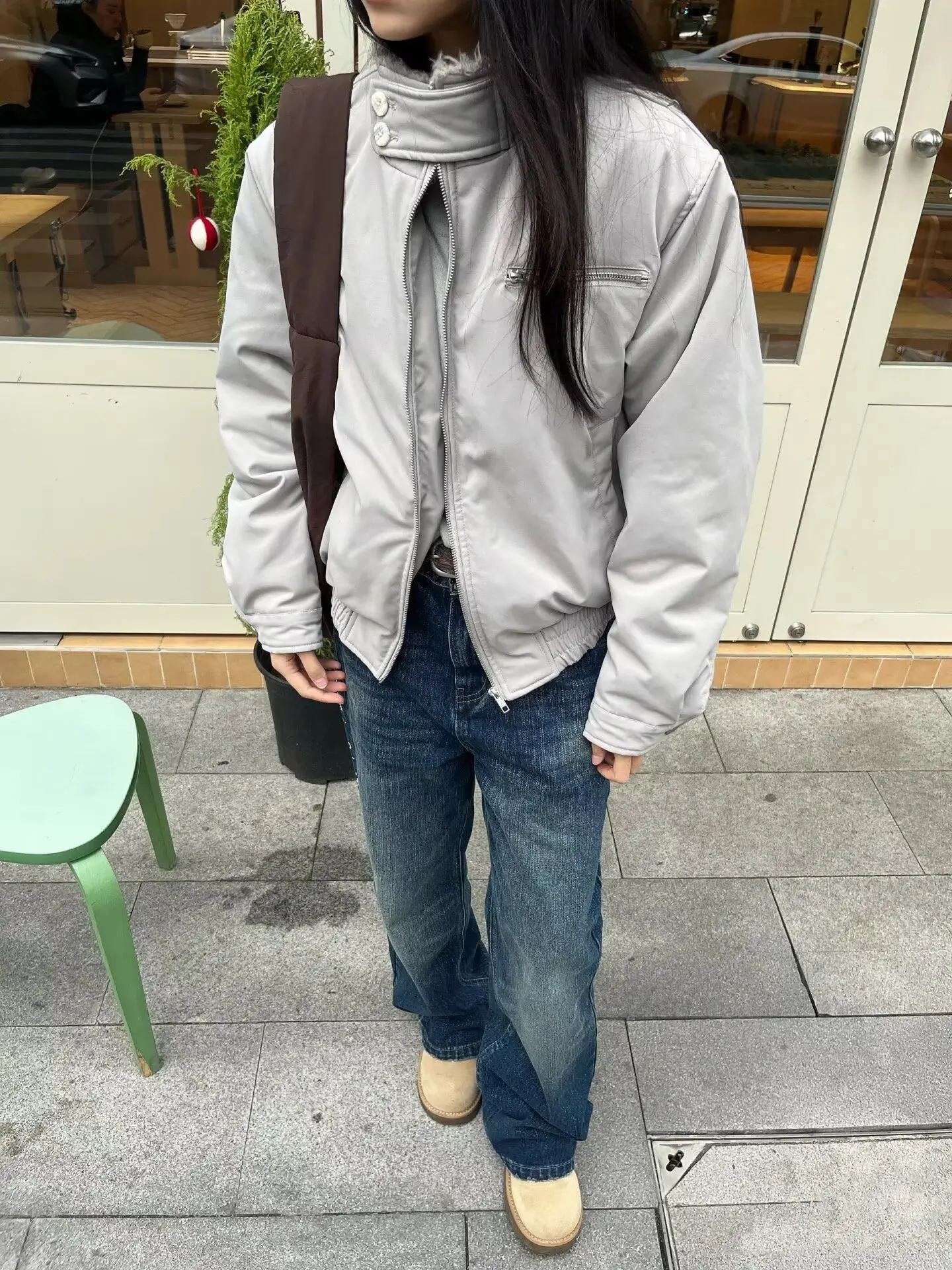 Thiened Cotton Jaet Stand Collar Men Women Sle Winter Coat Harington Sle Boxy Fit Casual Outerwear Warm Long Sve
Thiened Cotton Jaet Stand Collar Men Women Sle Winter Coat Harington Sle Boxy Fit Casual Outerwear Warm Long Sve