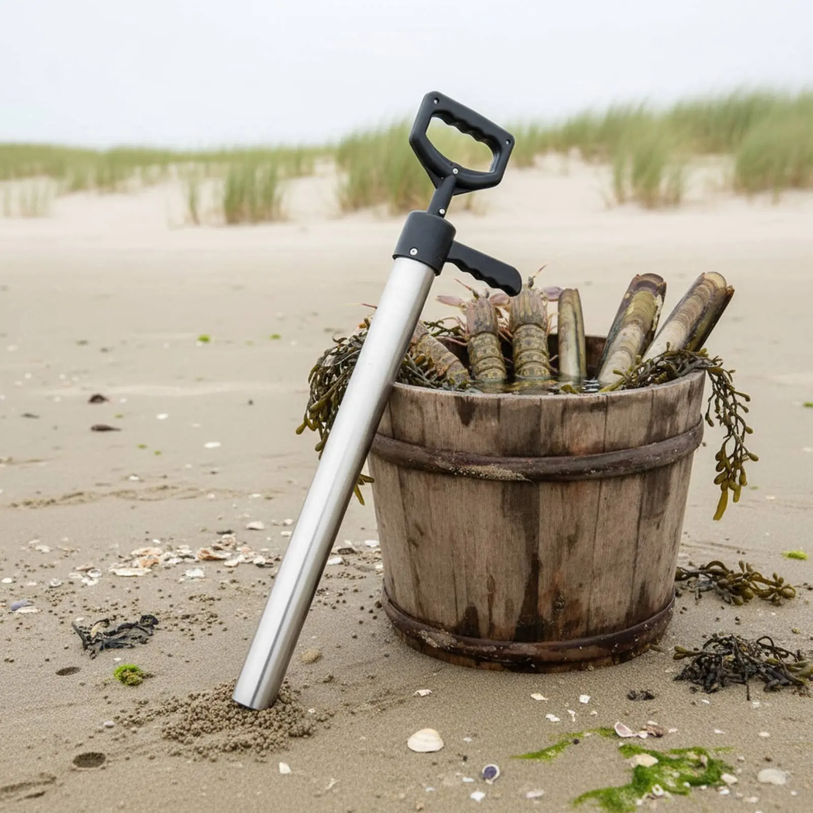 Shrimp Suction Tube Stainless Steel Clam Suction Pump Shellfish Extractor Long-Lasting Seafood Harvest Tool for Beach
Shrimp Suction Tube Stainless Steel Clam Suction Pump Shellfish Extractor Long-Lasting Seafood Harvest Tool for Beach