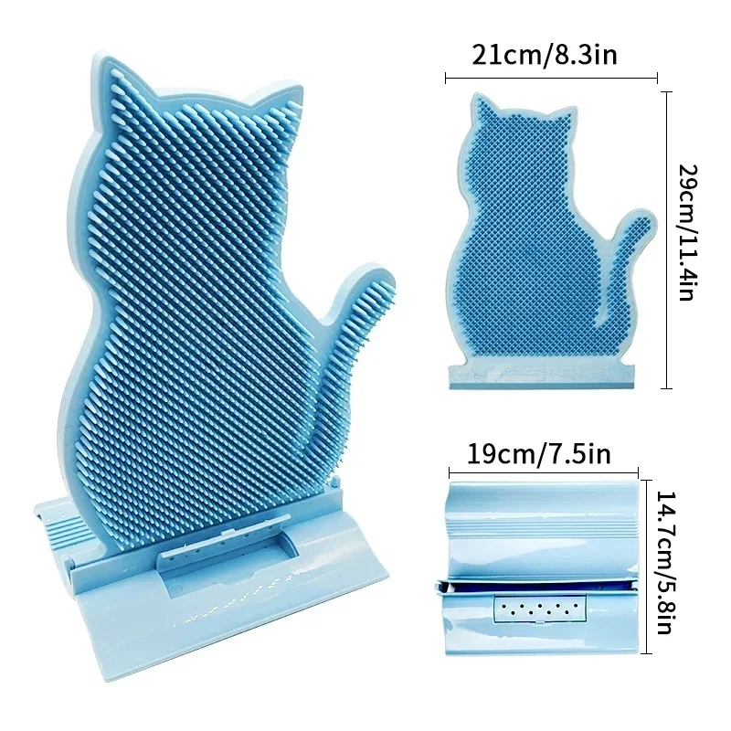 Cat Comb with Soft Pet Brush, Massage for Cats, Self Groomer, Rubs the Face, Tickling Comb, Grooming Tool
Cat Comb with Soft Pet Brush, Massage for Cats, Self Groomer, Rubs the Face, Tickling Comb, Grooming Tool
