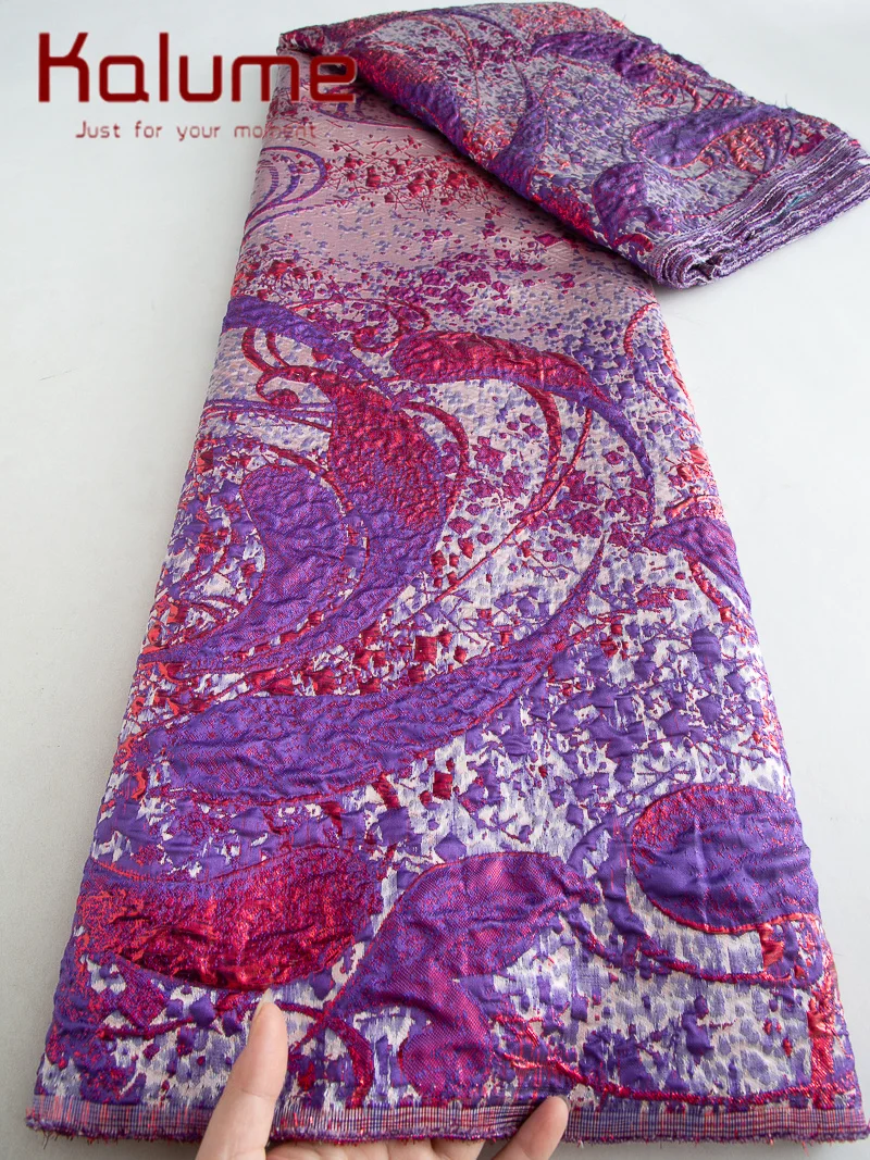 Kalume Brocade Lace Fabric High Quality 5 Yard Gilding Luxury African Jacquard Lace Fabric 2025 Wedding Dress for Women Sewing
Kalume Brocade Lace Fabric High Quality 5 Yard Gilding Luxury African Jacquard Lace Fabric 2025 Wedding Dress for Women Sewing