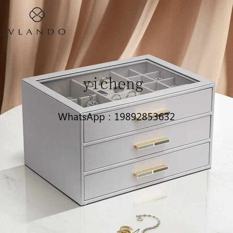 1 new jewelry box, earrings, necklace, jewelry storage box, large-capacity high-end gifts.
1 new jewelry box, earrings, necklace, jewelry storage box, large-capacity high-end gifts.