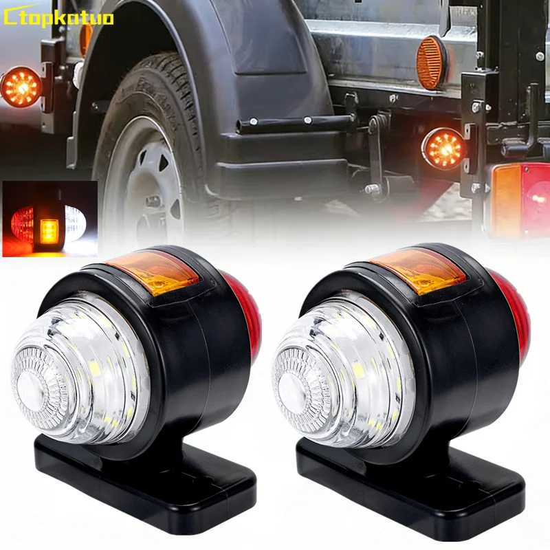 2 шт. трехсторонние светодиодные боковые габаритные фонари для грузовиков 12/24В, 25 LED, для прицепов, грузовиков, задние указатели поворота
2 шт. трехсторонние светодиодные боковые габаритные фонари для грузовиков 12/24В, 25 LED, для прицепов, грузовиков, задние указатели поворота