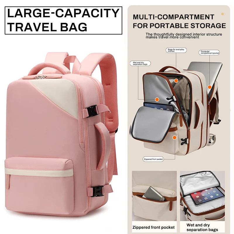 Backpack expandable 15.6-inch business backpack multifunctional leisure travel backpack contrasting color student backpack
Backpack expandable 15.6-inch business backpack multifunctional leisure travel backpack contrasting color student backpack