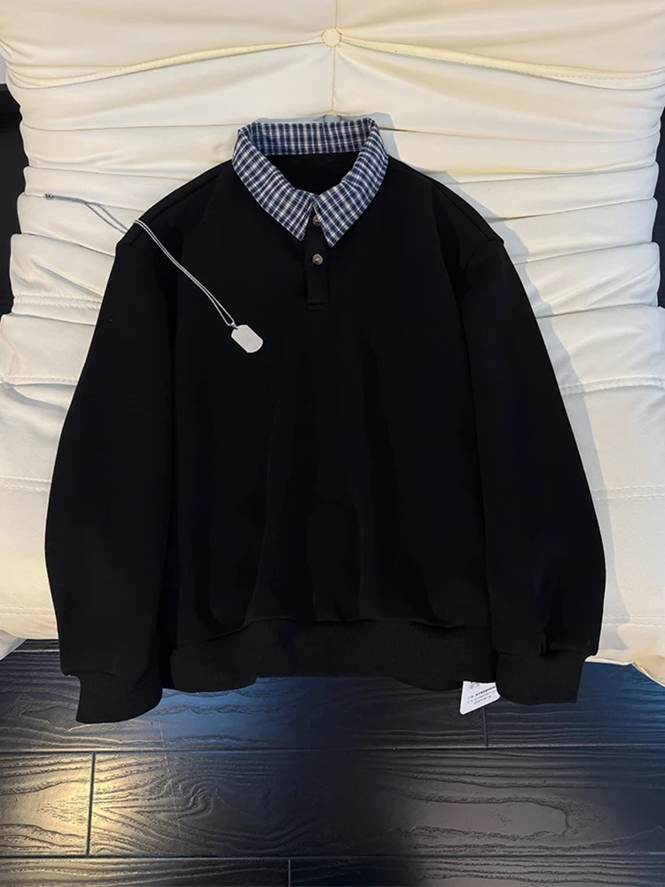 Men's Ne Sweatirt Bla Fce Lined Long Sve Inner Wear Comfortable Loose Fit American Sle Regular Length
Men's Ne Sweatirt Bla Fce Lined Long Sve Inner Wear Comfortable Loose Fit American Sle Regular Length