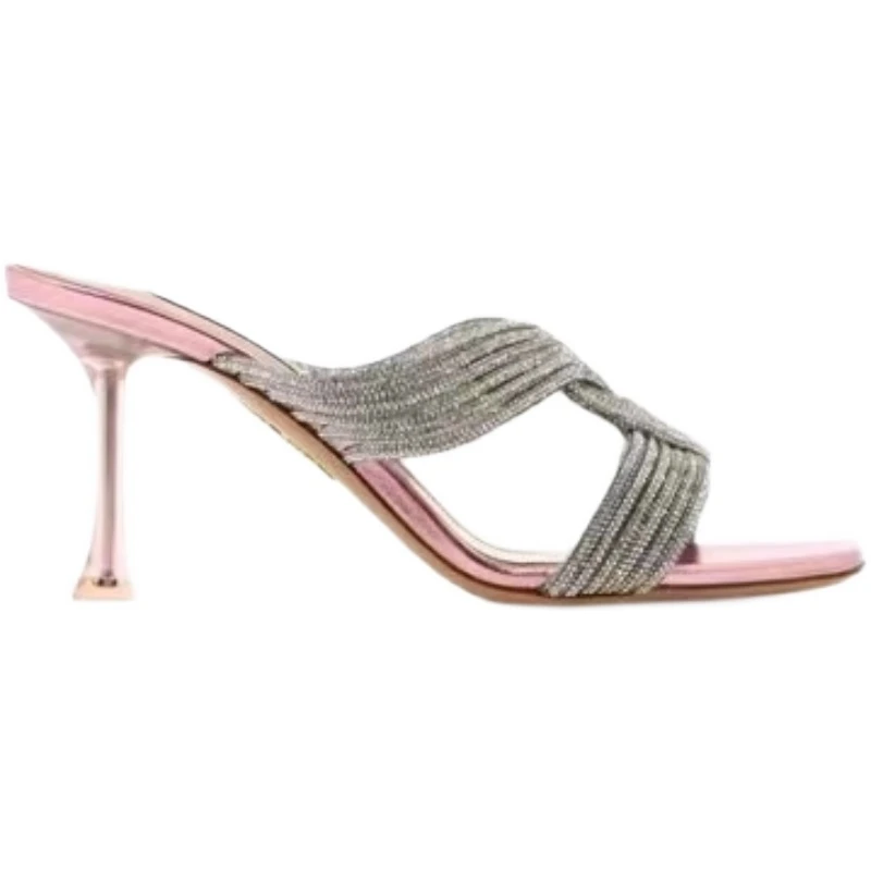Luxury Rhinestone Women Sandals Hollow Cross Strap Shiny Shoes Square Toe Colorblock High Heels Unique Design Outdoor Slippers
Luxury Rhinestone Women Sandals Hollow Cross Strap Shiny Shoes Square Toe Colorblock High Heels Unique Design Outdoor Slippers