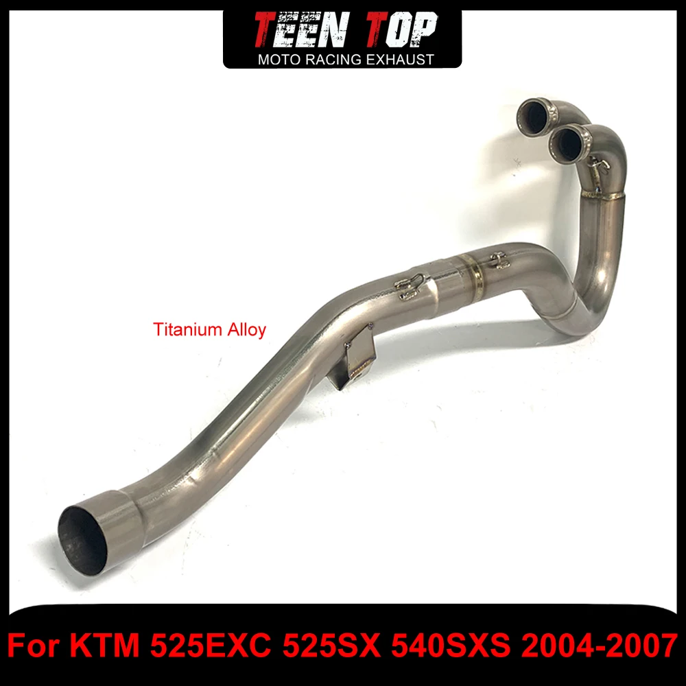 For KTM 250 EXC 400 EXC 450 EXC Exhaust Header Offroad Bike Exhaust Pipe Front Link Pipe Titanium Alloy 450exc 525exc 2004-2007
For KTM 250 EXC 400 EXC 450 EXC Exhaust Header Offroad Bike Exhaust Pipe Front Link Pipe Titanium Alloy 450exc 525exc 2004-2007