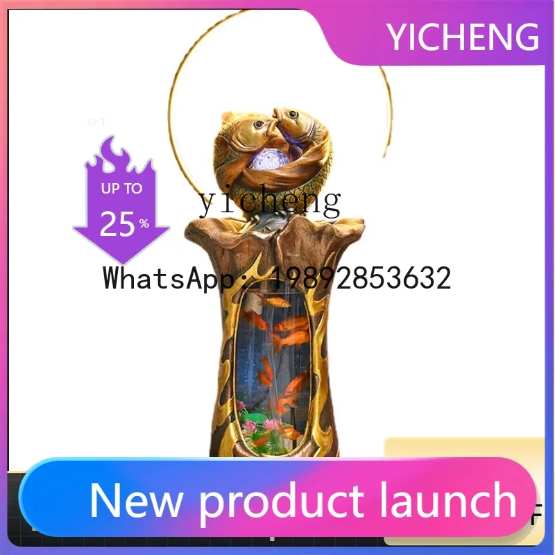 b13 New Chinese Fish Tank Flowing Water Ornaments Circulating Water Living Room Entrance next to TV Cabinet
b13 New Chinese Fish Tank Flowing Water Ornaments Circulating Water Living Room Entrance next to TV Cabinet