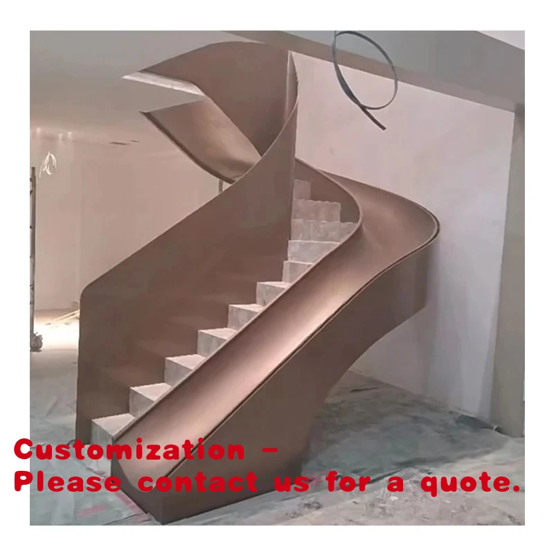 custom.Modern Indoor Staircase Villas Good Price Carbon Steel Structure with Wooden Iron and Aluminum Treads
custom.Modern Indoor Staircase Villas Good Price Carbon Steel Structure with Wooden Iron and Aluminum Treads