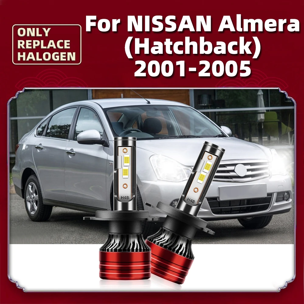 H4 Led Hi/Lo Beam Car White Headlights 12V Bulbs Bright 16000LM CSP Lamps For Nissan Almera (Hatchback) 2001 2002 2003 2004 2005
H4 Led Hi/Lo Beam Car White Headlights 12V Bulbs Bright 16000LM CSP Lamps For Nissan Almera (Hatchback) 2001 2002 2003 2004 2005