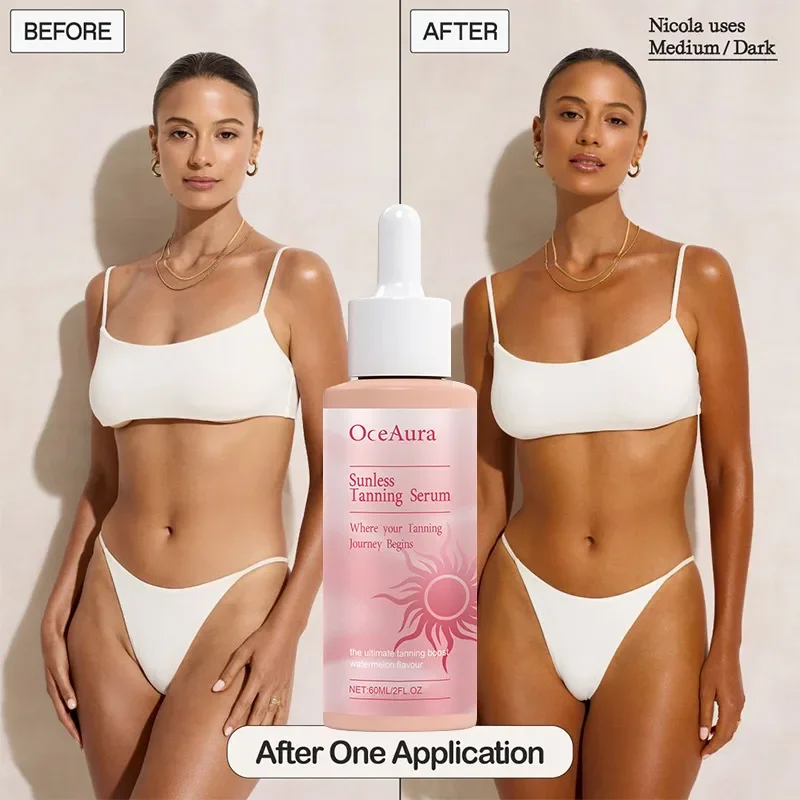 Self Tanning Drops,Sunless Tan Cream,Bronzing Body Tanner ,Face Moisturizing Body Bronzing Natural Herbal Self-Tanning Serum
Self Tanning Drops,Sunless Tan Cream,Bronzing Body Tanner ,Face Moisturizing Body Bronzing Natural Herbal Self-Tanning Serum