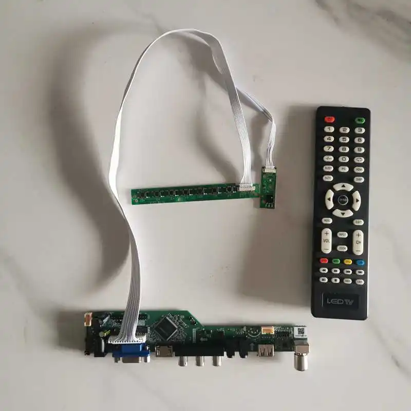 Для CLAA154WB03 CLAA154WB04 плата контроллера драйвера DIY Kit IR + USB + AV + HDMI + VGA LVDS 30-контактный 1280*800 аналоговый ТВ ЖК-дисплей 1CCFL
Для CLAA154WB03 CLAA154WB04 плата контроллера драйвера DIY Kit IR + USB + AV + HDMI + VGA LVDS 30-контактный 1280*800 аналоговый ТВ ЖК-дисплей 1CCFL