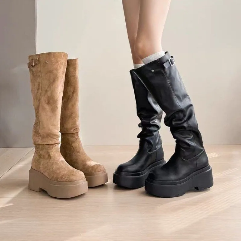 Hot Seller Women High Boots Platform Fashion New Shoe Designer 2025 Summer Party Knee High Chelsea Boots Woman Shoes Mujer Botas
Hot Seller Women High Boots Platform Fashion New Shoe Designer 2025 Summer Party Knee High Chelsea Boots Woman Shoes Mujer Botas