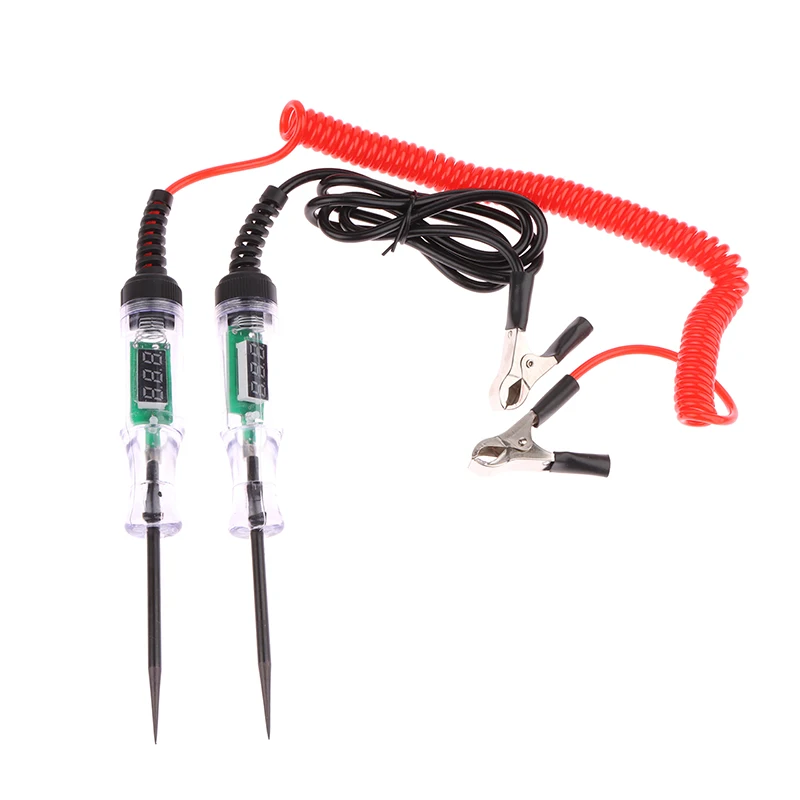 1 шт., диагностические инструменты для ремонта автомобилей, цифровой дисплей, длинный зонд, ручка, лампочка 6 В, 12 В, 24 В постоянного тока, тестер цепей напряжения автомобиля, грузовика
1 шт., диагностические инструменты для ремонта автомобилей, цифровой дисплей, длинный зонд, ручка, лампочка 6 В, 12 В, 24 В постоянного тока, тестер цепей напряжения автомобиля, грузовика