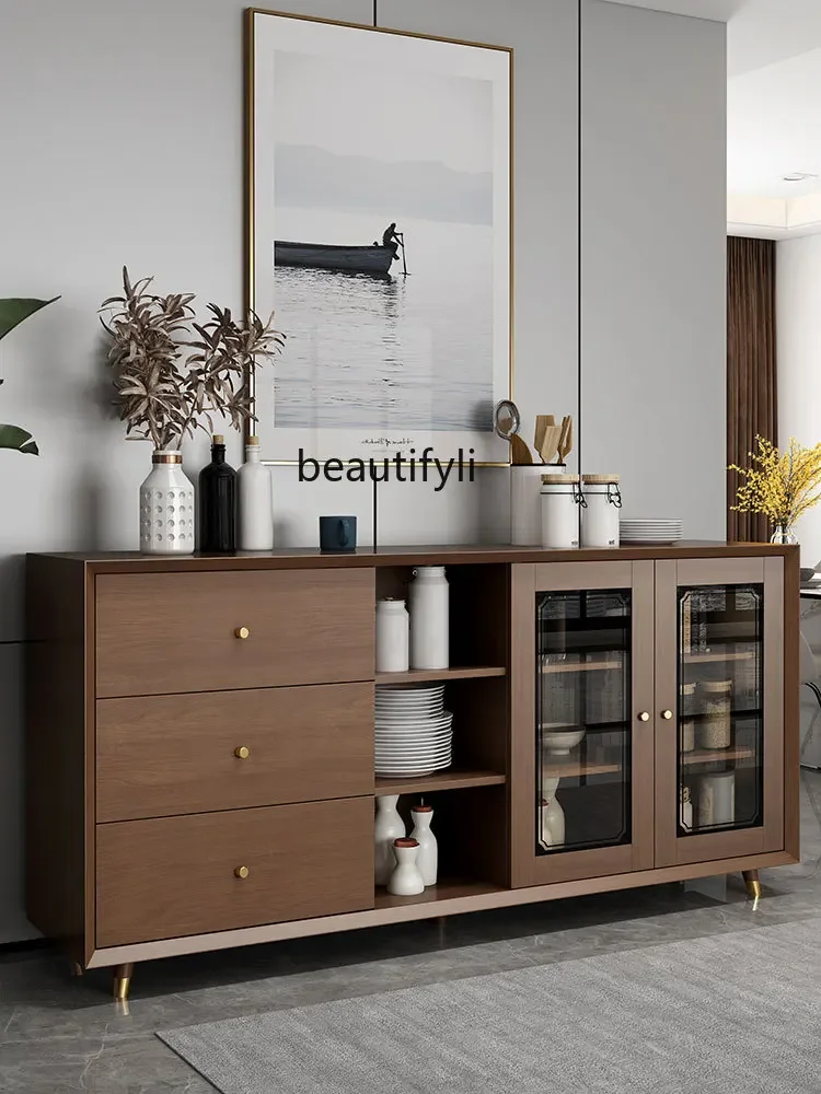 Burlywood Sideboard Cabinet Household Multi-Functional Living Room Wine Cabinet Integrated Wall Locker
Burlywood Sideboard Cabinet Household Multi-Functional Living Room Wine Cabinet Integrated Wall Locker